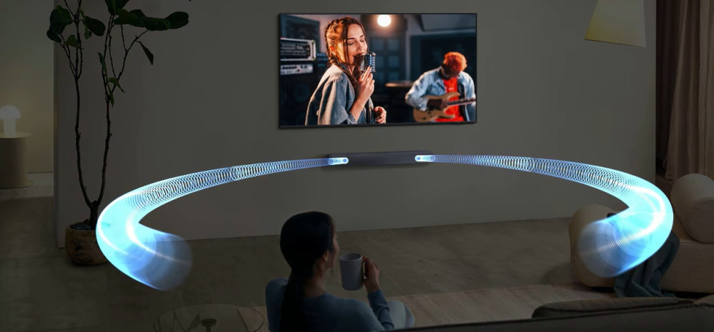 Soundbar Samsung HW-B400F, 2.0, Bluetooth, Wi-Fi, Dolby, HDMI eARC, Negru Titan [3]