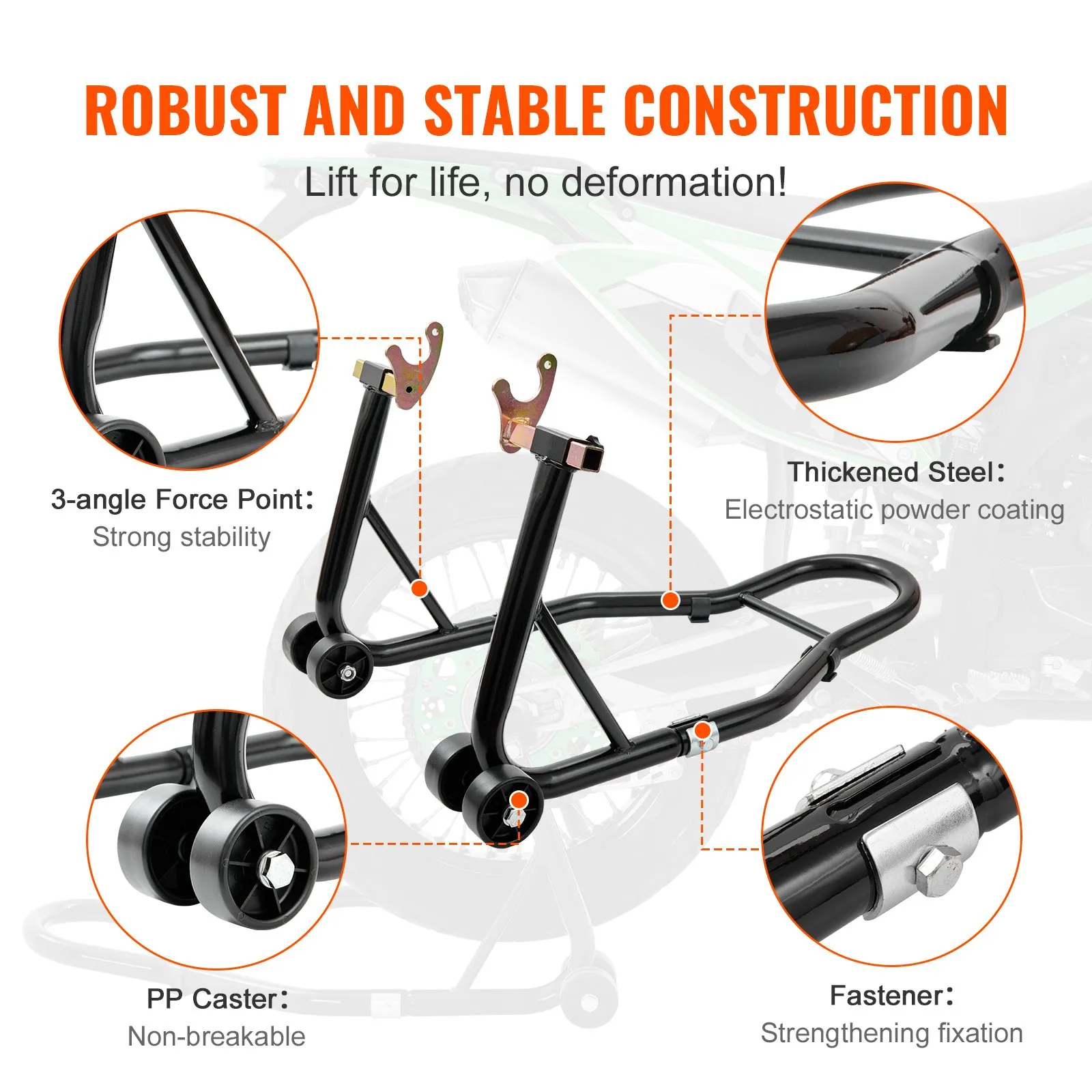 Stand Moto Spate 385kg – Paddock Ridicare Motocicletă [5]