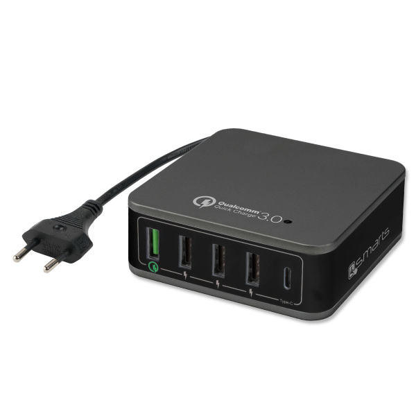 Incarcator 4smarts Charging Station VoltPlug Qualcomm Quick Charge 3.0 & USB Type-C 40W [2]