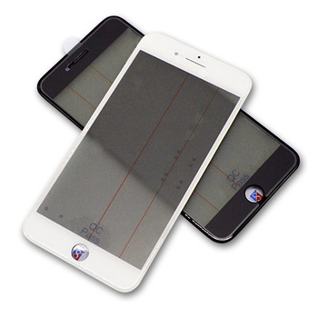 Sticla Geam cu rama Oca si polarizator pentru Iphone 7 Alb [1]