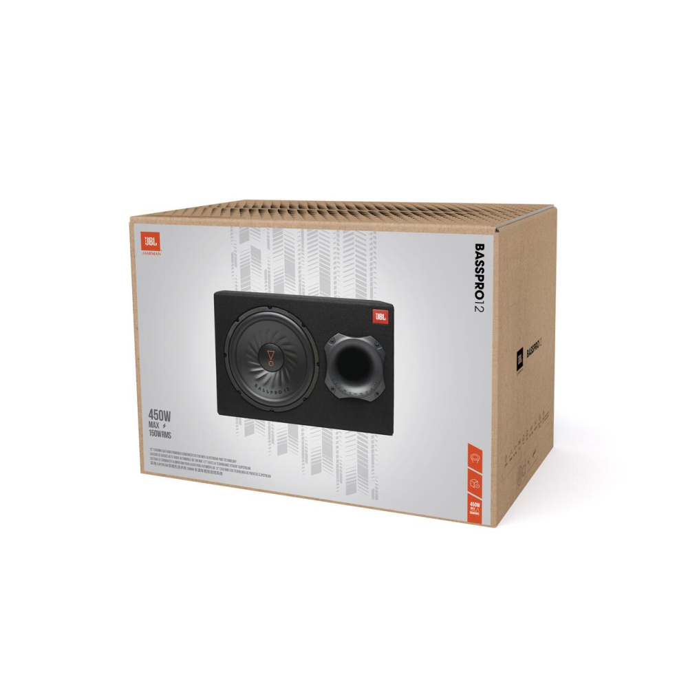 Subwoofer Auto Activ JBL BassPro 12 30cm 150W RMS cu Amplificator Integrat [2]