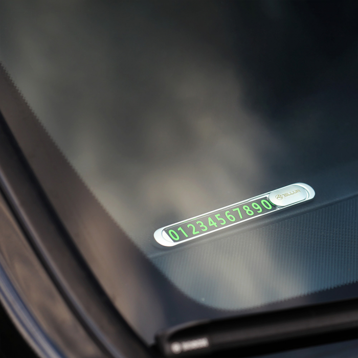 Suport numar telefon auto parcare temporara [4]