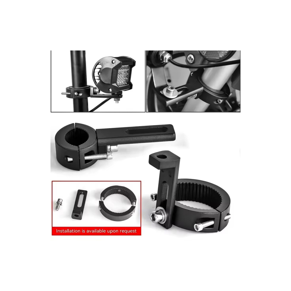 Suport pentru montaj proiectoare pe bullbar / rollbar diametru 38mm-60mm / suport rollcage / suport bullbar [6]