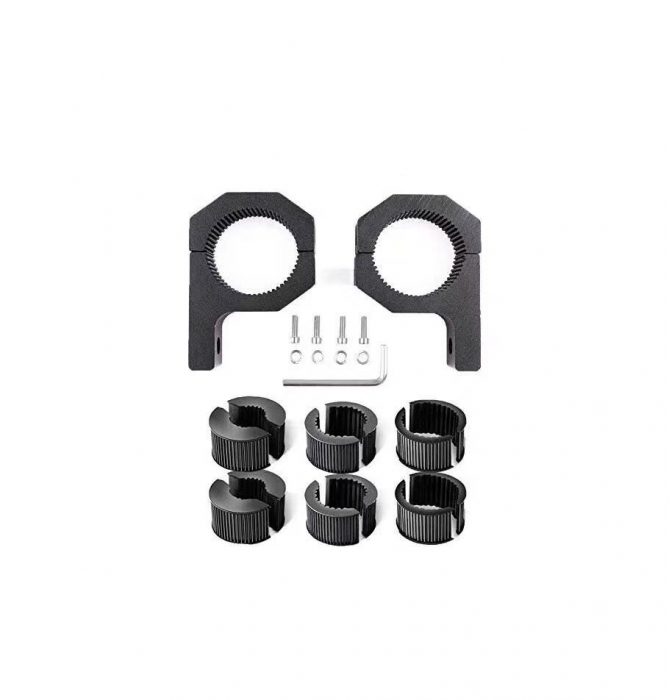 Set 2 suporti proiectoare LED universal pentru prindere de rollbar sau bullbar, Canam/ Can am/ Polaris / CfMoto [5]