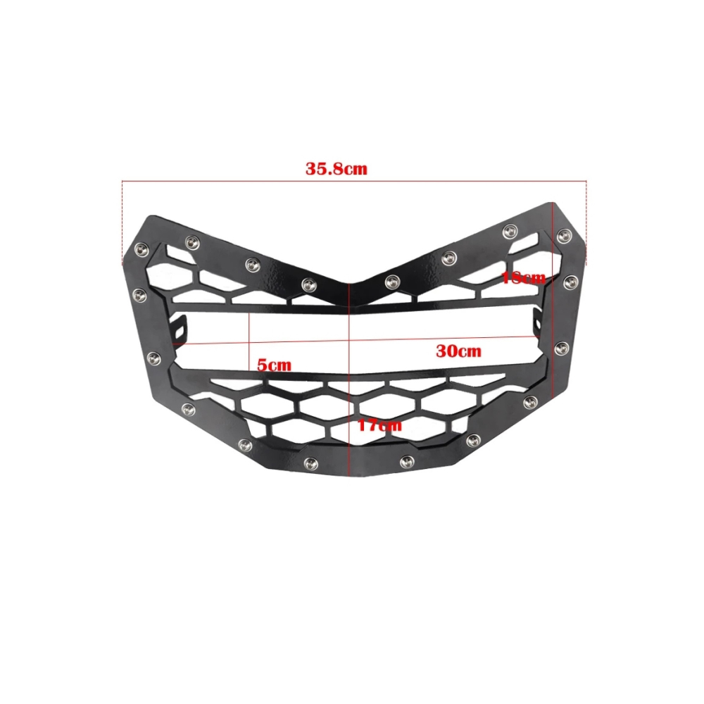 Grila radiator echipata cu proiector LED BAR compatibila MAVERICK X3 [3]