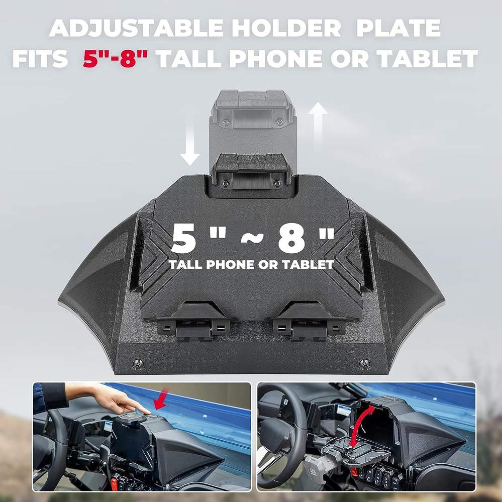 Suport Tableta Telefon bord pentru CF MOTO CFMOTO Zforce 950 1000 2020-23 [3]