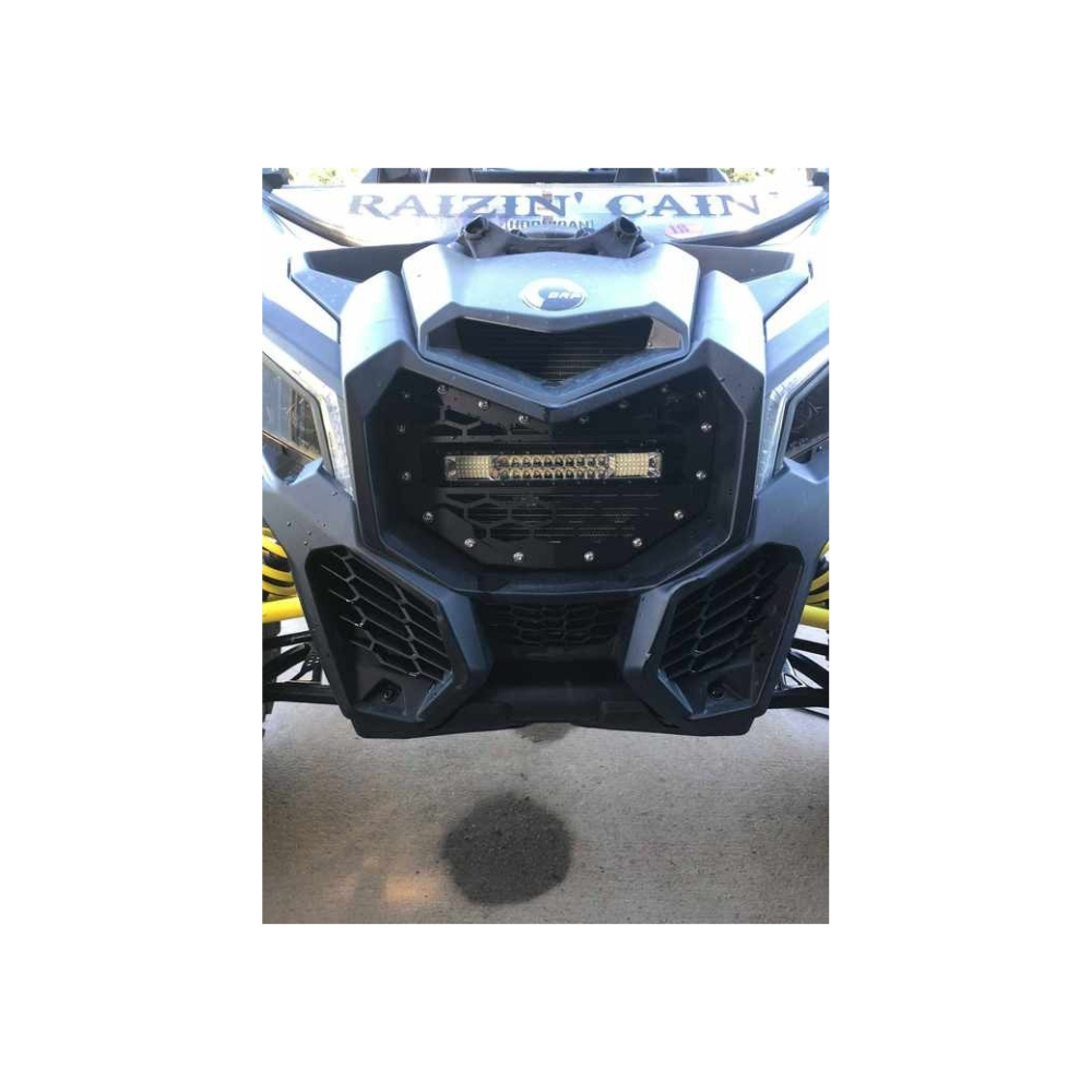 Grila radiator echipata cu proiector LED BAR compatibila MAVERICK X3 [4]