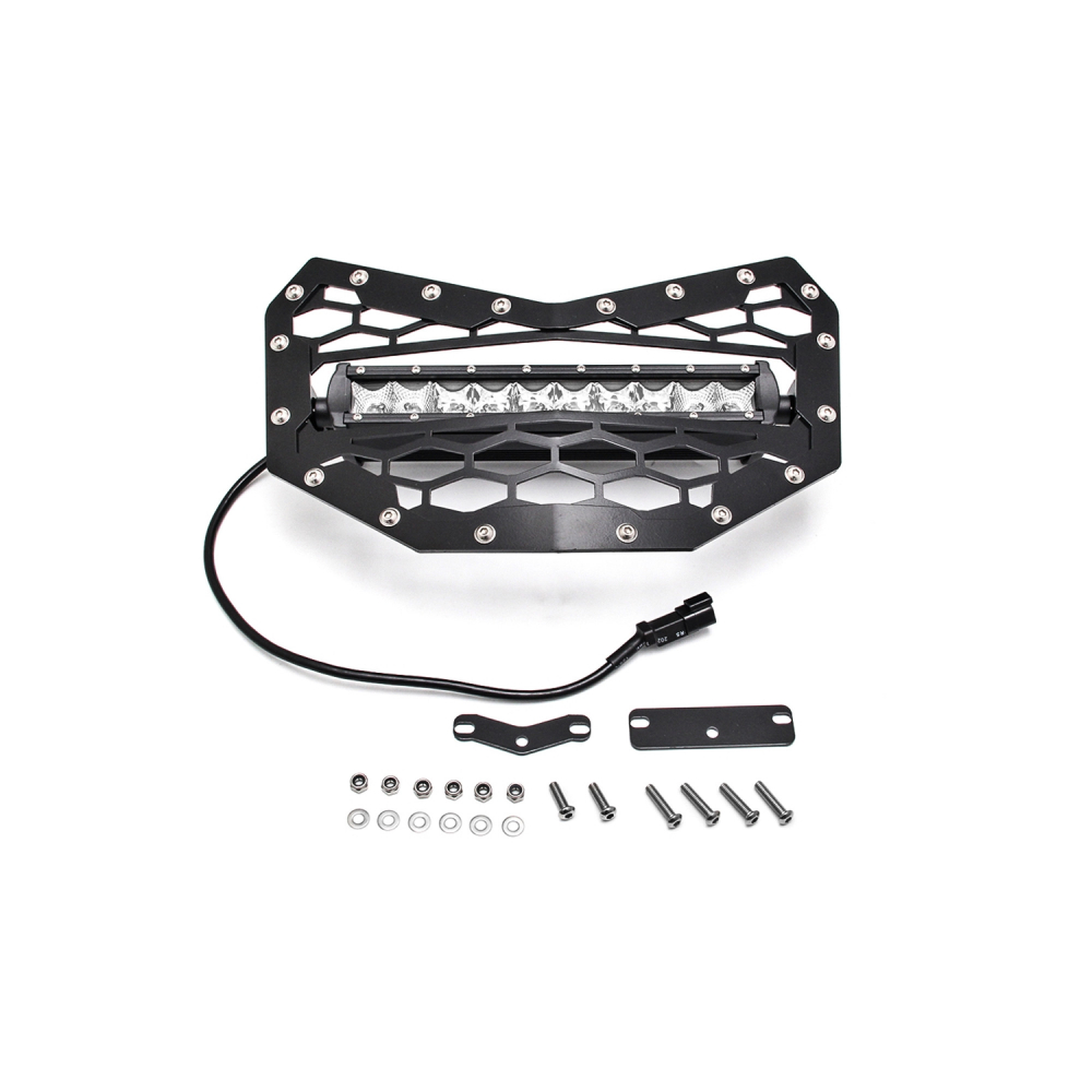 Grila radiator echipata cu proiector LED BAR compatibila MAVERICK X3 [2]