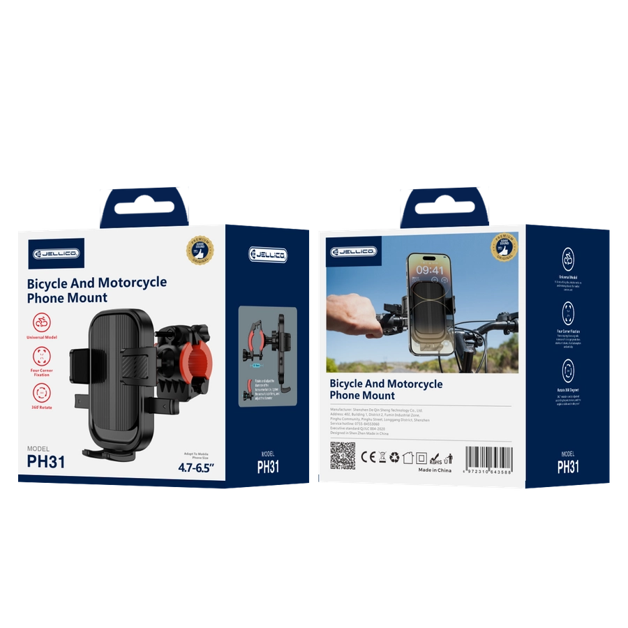 Suport Telefon bicicleta / Suport telefon ATV  PH31 Black [5]