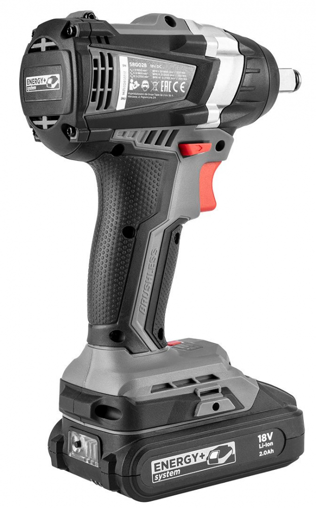 Mașină de înșurubat de impact compatibilă cu acumulator 18V GRAPHITE ENERGY+ 58G028 GRAPHITE, Fara acumulator [2]