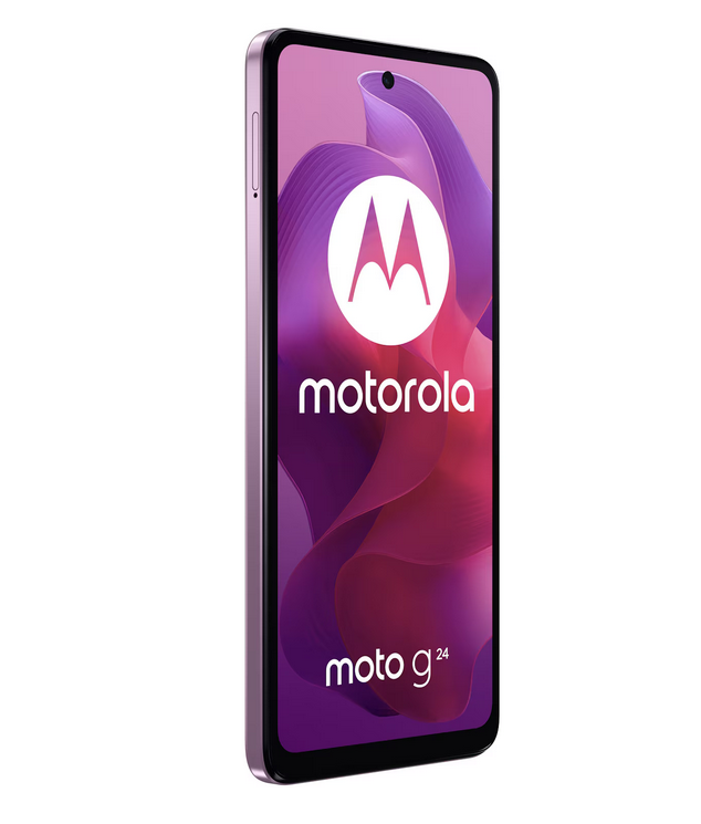 Telefon Dual SIM Motorola G24 Moto NFC, Octa Core 2.0 GHz, 128 GB + 4 GB RAM, Pink Lavender [3]