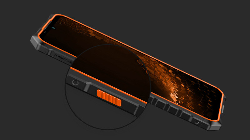 Telefon Hammer Iron V, Display 6.5", 6320mAh, 50mpx,64gb, NFC, ip69, Certificat militar MIL-STD-810H, Orange / telefon rezistent [7]