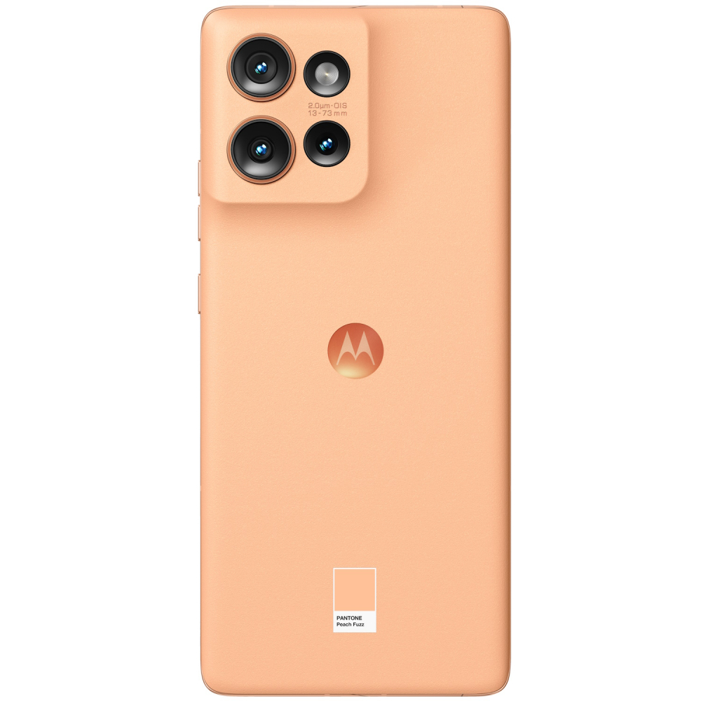 Telefon mobil Dual SIM Motorola Edge 50, 5G, Octa Core 2.5 GHz, 512 GB + 12 GB RAM, Peach Fuzz [5]
