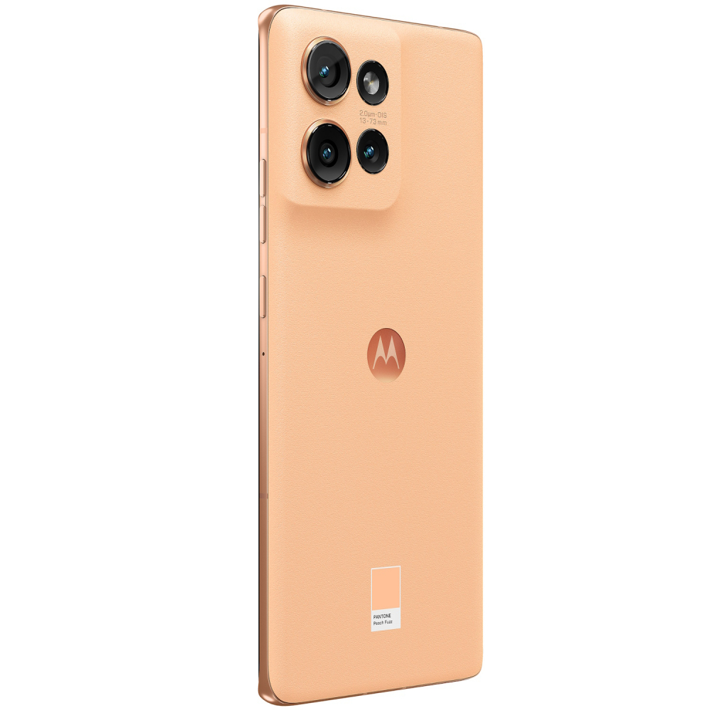 Telefon mobil Dual SIM Motorola Edge 50, 5G, Octa Core 2.5 GHz, 512 GB + 12 GB RAM, Peach Fuzz [2]