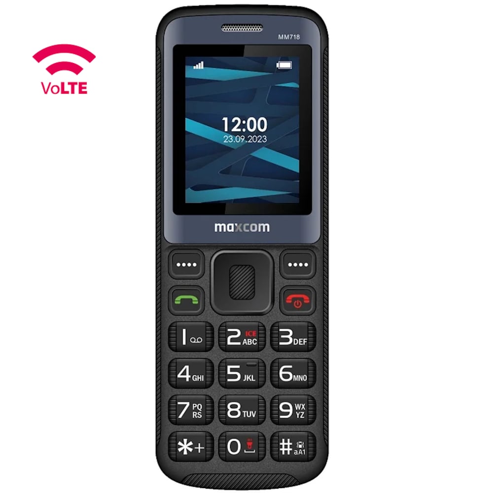 Telefon mobil Dual SIM Maxcom Classic MM718L VoLTE 4G, Black / Telefon taste / Telefon Seniori , batrani [2]