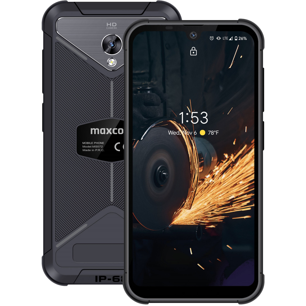 Telefon mobil Maxcom MS572, Dual SIM, 32GB, 3GB RAM, 4G, Black [1]