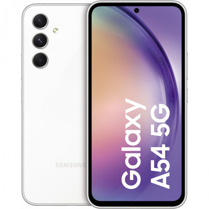 Telefon mobil Samsung Galaxy A54, Dual SIM, 8GB RAM, 128GB, 5G, White [3]