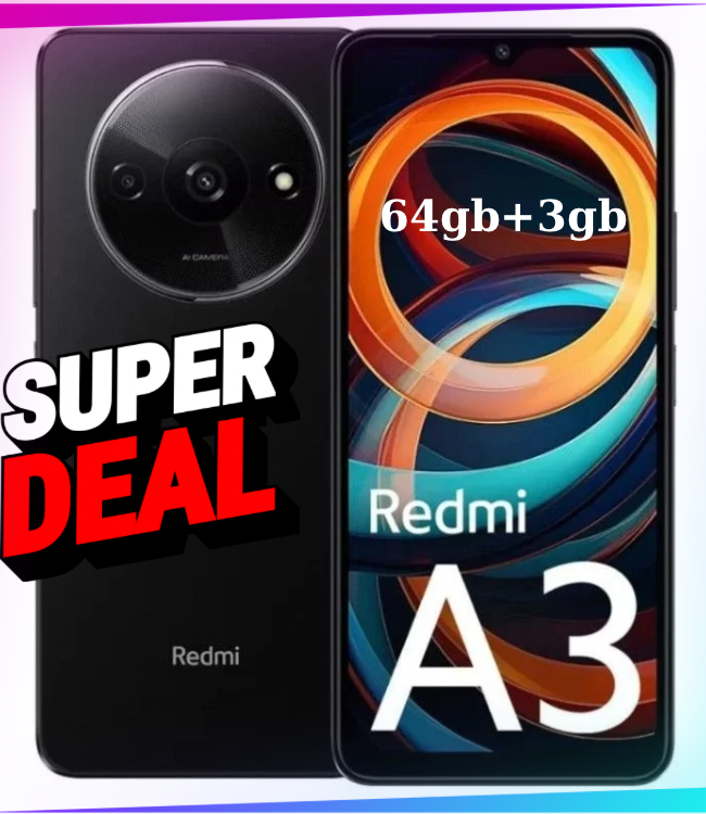 Telefon mobil Xiaomi Redmi A3, 3GB RAM, 64GB, 4G, Black [2]