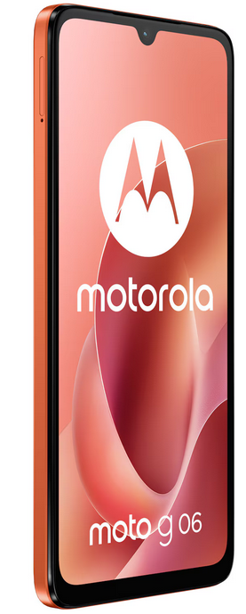 Motorola Moto G06 128GB 4GB RAM portocaliu – vedere frontală [2]