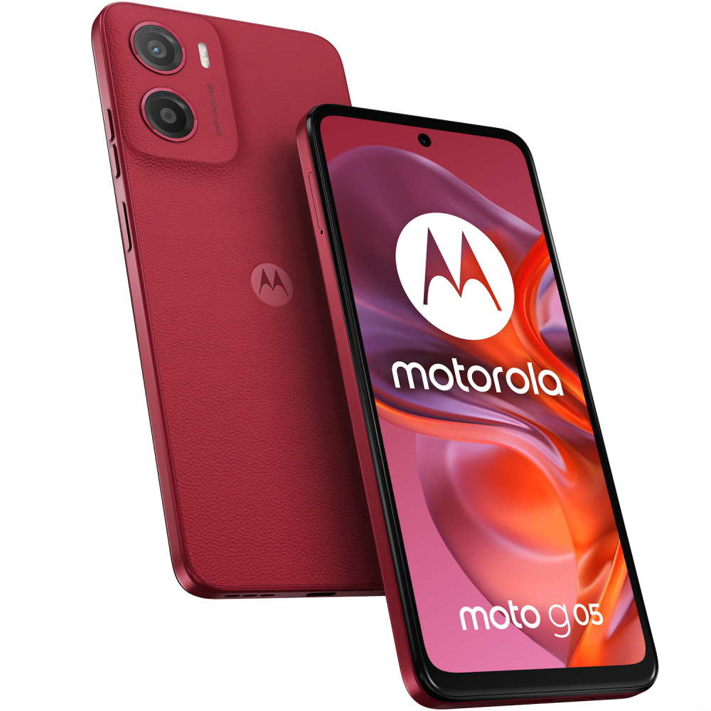Telefon Motorola Moto G05, 64 GB + 4 GB, Display 6.67″, Octa Core 2.0 GHz, Plum Red [2]