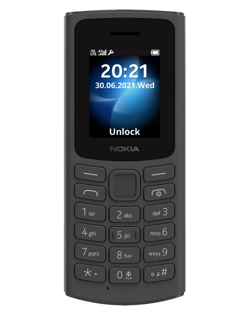 Telefon Nokia HMD 105 4G, Display 2.4", IP54, Black / Telefon cu butoane / Telefon seniori / Telefon batrani [7]