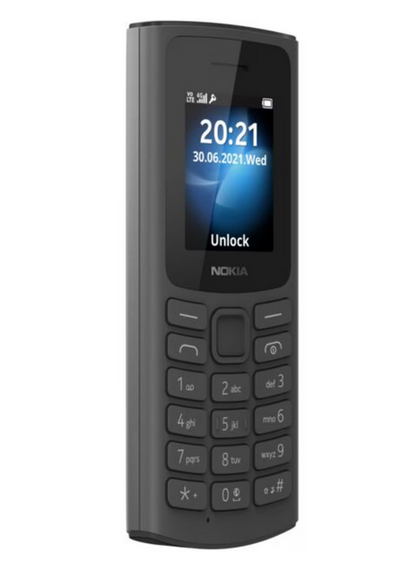 Telefon Nokia HMD 105 4G, Display 2.4", IP54, Black / Telefon cu butoane / Telefon seniori / Telefon batrani [6]
