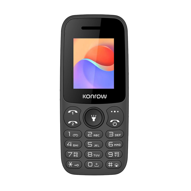 Telefon Konrow MOBY Black, 2G / Telefon cu taste butoane [4]