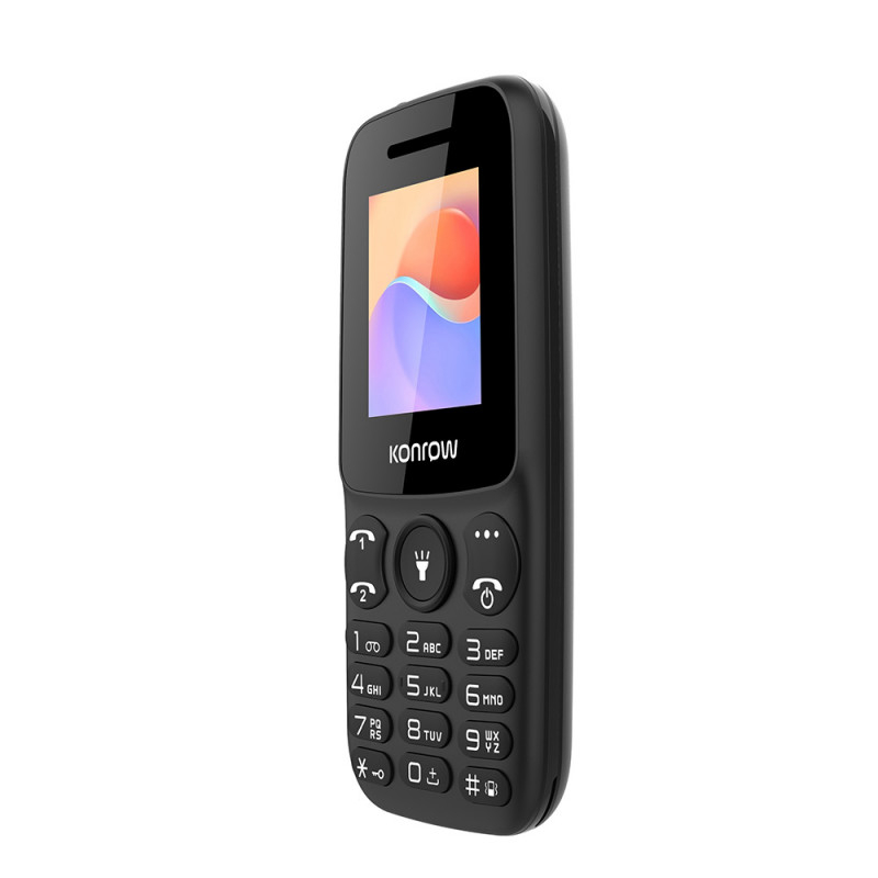 Telefon Konrow MOBY Black, 2G / Telefon cu taste butoane [2]
