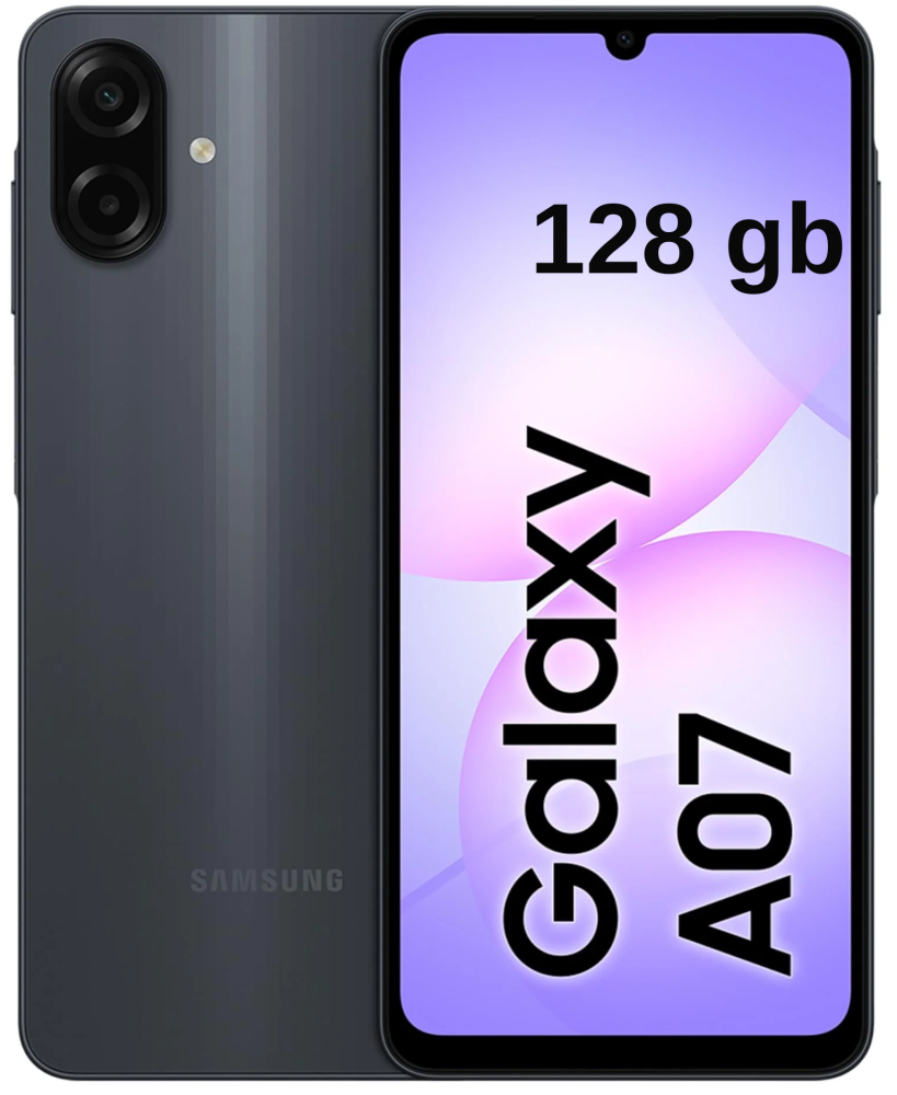 Samsung Galaxy  A07 black, vedere din fata [1]