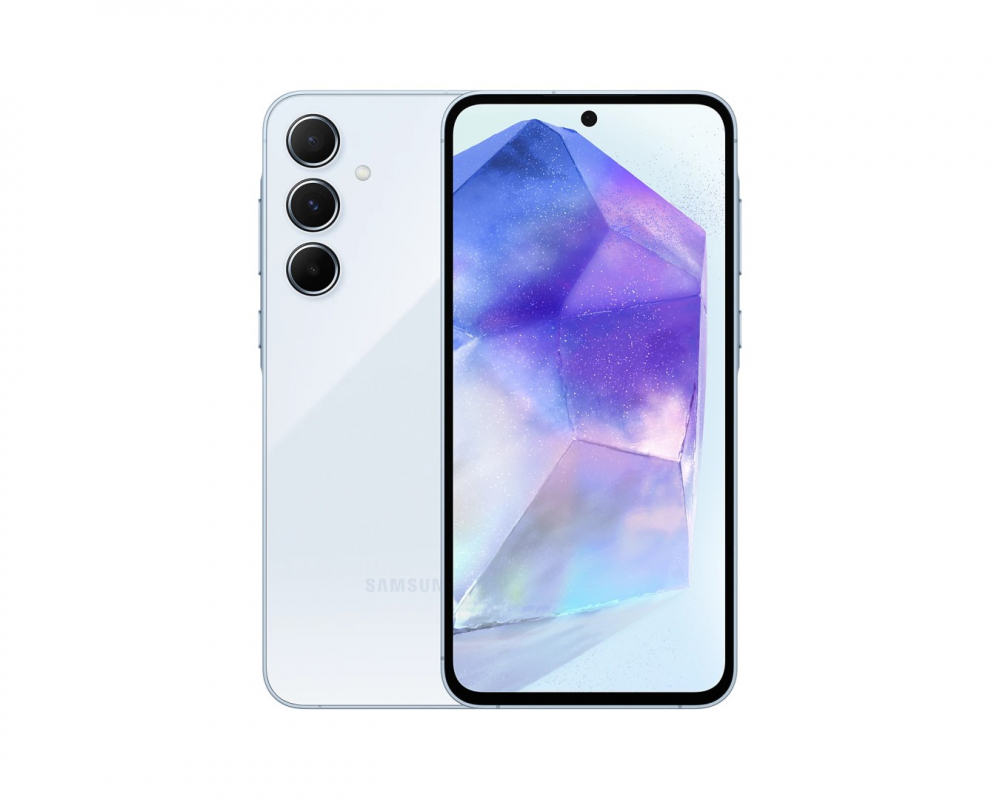 Telefon Samsung Galaxy A55, 8GB RAM, 128GB, Dual Sim, 5G, Awesome IceBlue [3]