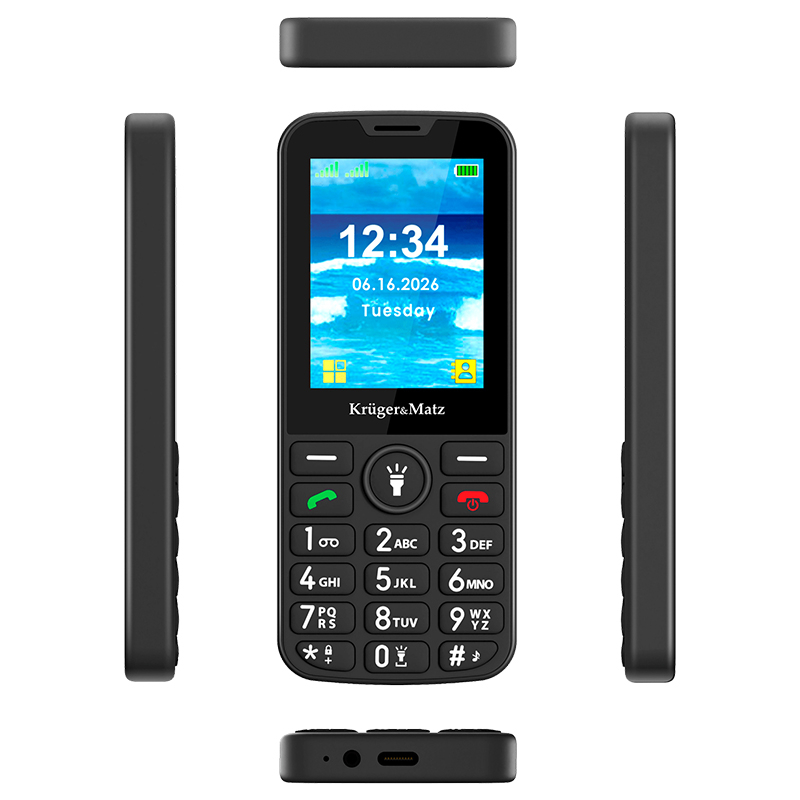 Telefon Seniori Kruger&Matz KM0924 2G Dual SIM cu Buton SOS și Taste Mari [2]