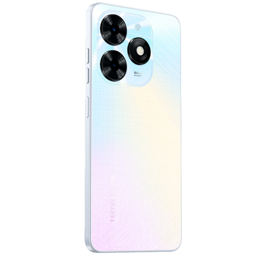 Telefon Tecno Spark 20C, Dual SIM, 4GB RAM, 128GB, Mystery White [3]
