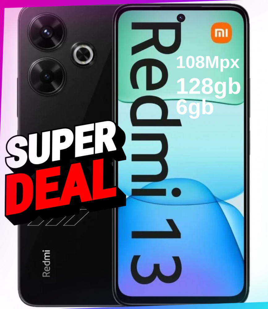 Telefon Xiaomi Redmi 13 128GB 6GB RAM Dual SIM Midnight Black [2]