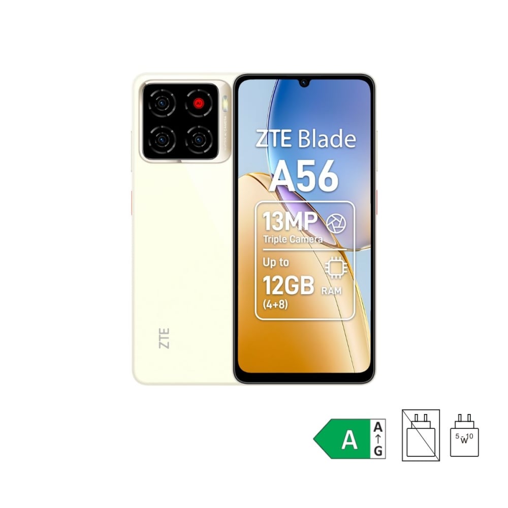 Telefon ZTE Blade A56, 4g, Display 6,75” 90Hz, 64gb, 4gb ram, Gold [5]