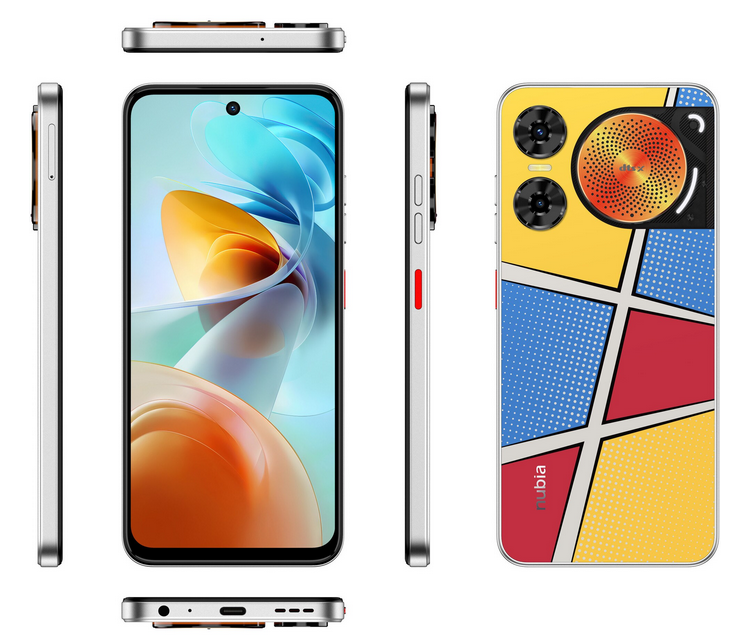 ZTE Nubia Music 2 128GB 4GB RAM – vedere frontală, model dedicat pentru muzică [4]