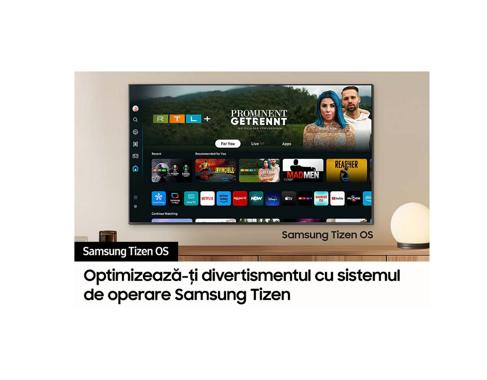 Televizor SAMSUNG LED 55DU7172, 138 cm, Smart, 4K Ultra HD, Clasa G (Model 2024) [2]