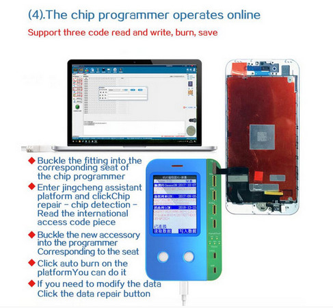 Programator Truetone, Ecran / writer iPhone 7/7P/8/8P/X/XS/XSMAX /11/11Pro, eproom [3]