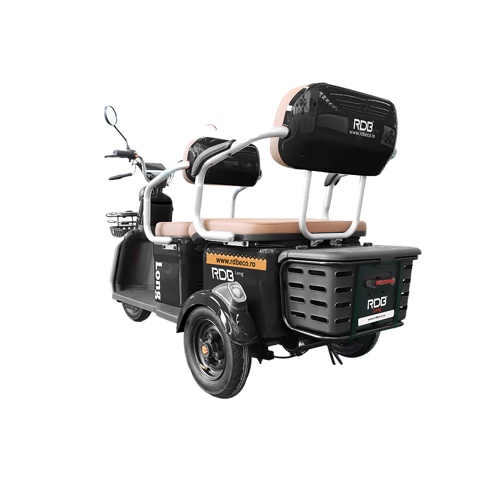 Triciclu Electric RDB LONG, fara permis, 2000W, 25km/h [3]