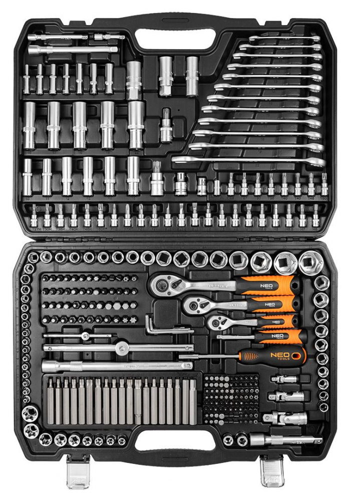 Trusa Chei 300 piese, Set chei, 300 de chei 1/2", 3/8", 1/4" [8]