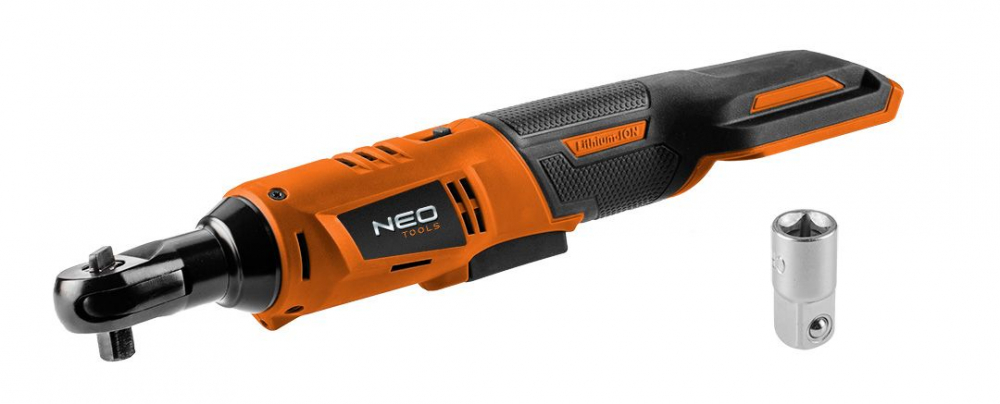 Cheie cu clichet Energy+ 18V, Li-ion, 3/8", fără acumulator, adaptor 1/2", Fara acumulator [3]