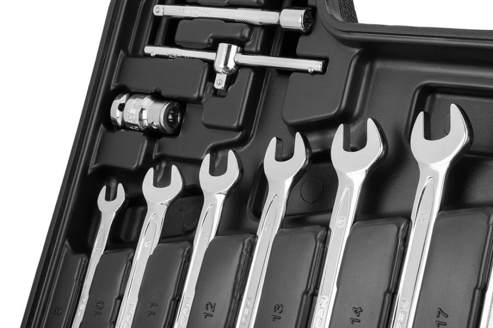 Trusa Chei 82 piese, set Neo Tools, 1/2", 1/4" (82 buc) [7]
