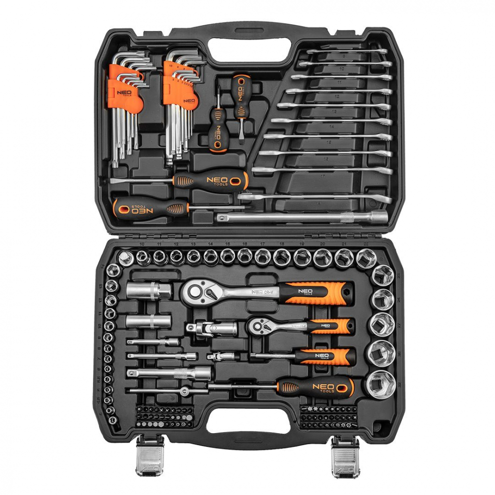 Trusa Chei 138 piese, Set chei, clicheti si accesorii 1/2 " si 1/4 ", 138 piese [7]