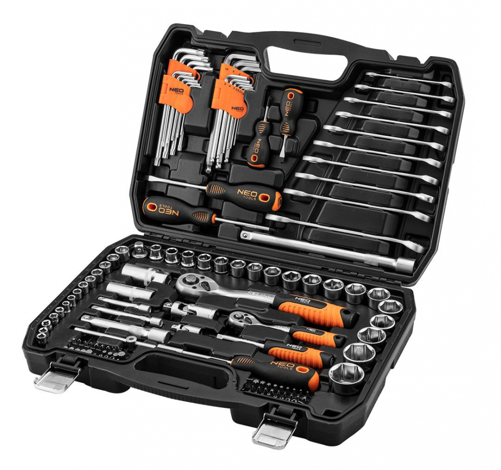 Trusa Chei 138 piese, Set chei, clicheti si accesorii 1/2 " si 1/4 ", 138 piese [6]