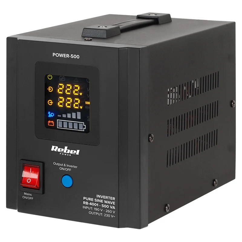 UPS CENTRALE TERMICE SINUS PUR 500VA 300W 12V REBEL [2]