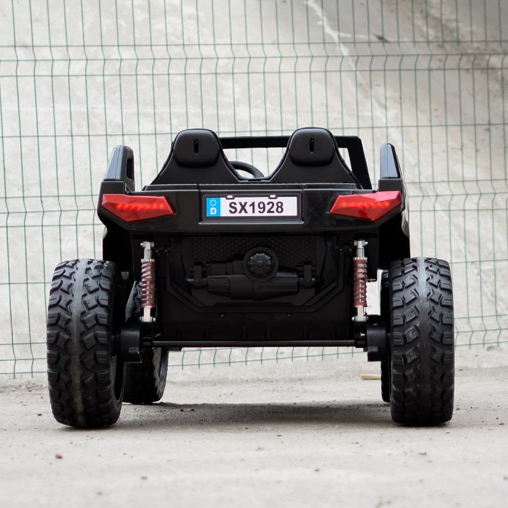 UTV Buggy XXL electric copii 500W 4x4 negru față [6]