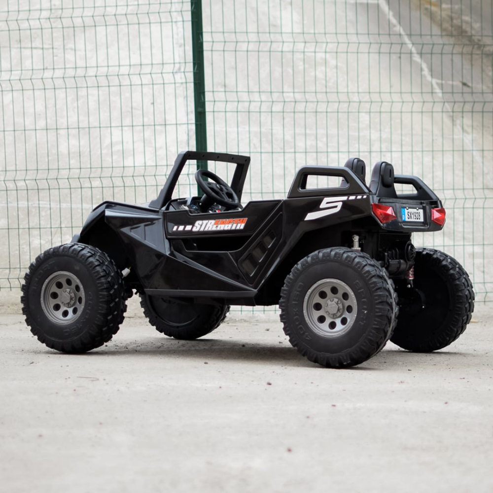 UTV Buggy XXL electric copii 500W 4x4 negru față [3]