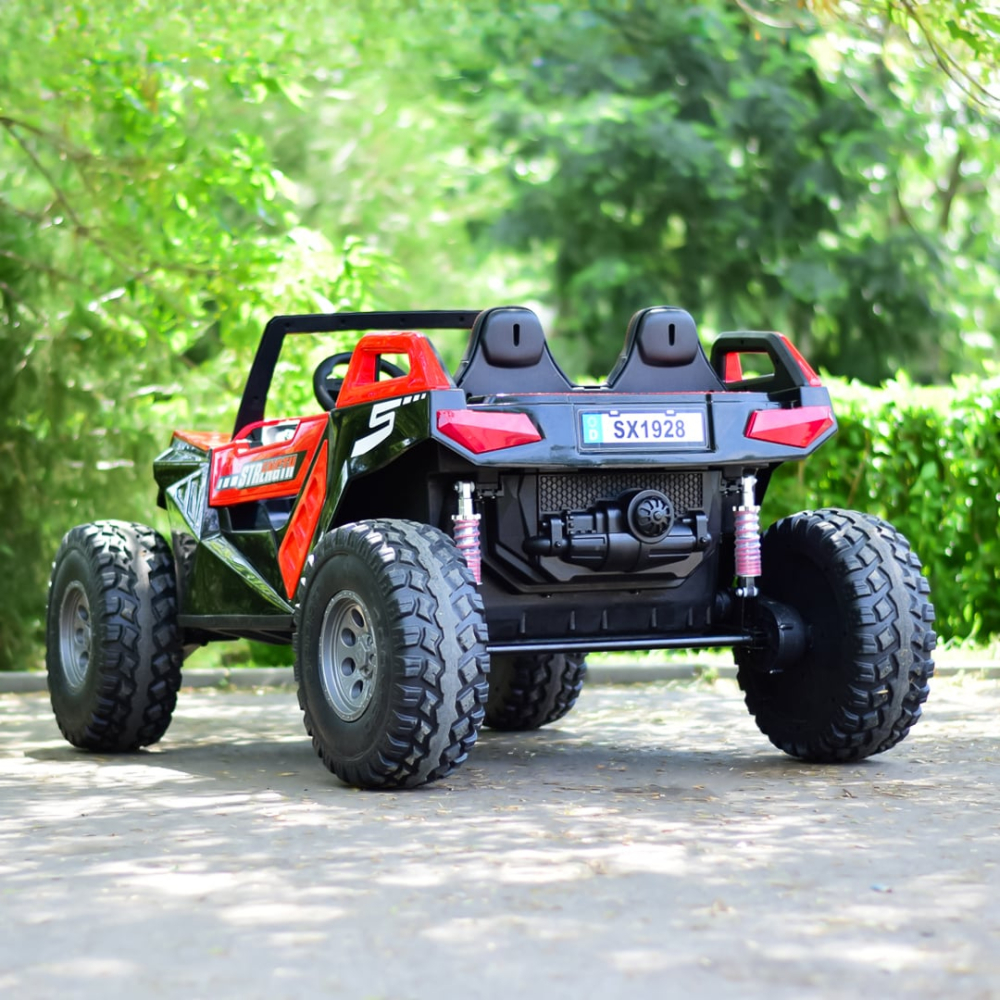 UTV electric copii roșu 4x4 300W față [3]