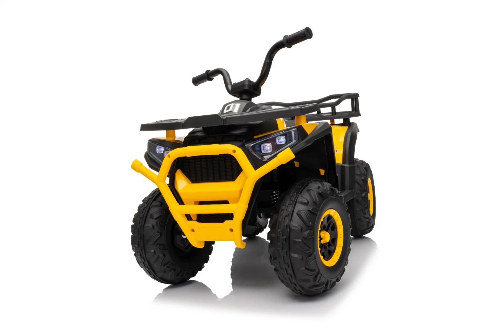 Atv UTV electric electric copii, ATV electric pentru copii 2 - 5 ani, MiniDesert, 70W 12V, bluetooth, galben,copii [4]