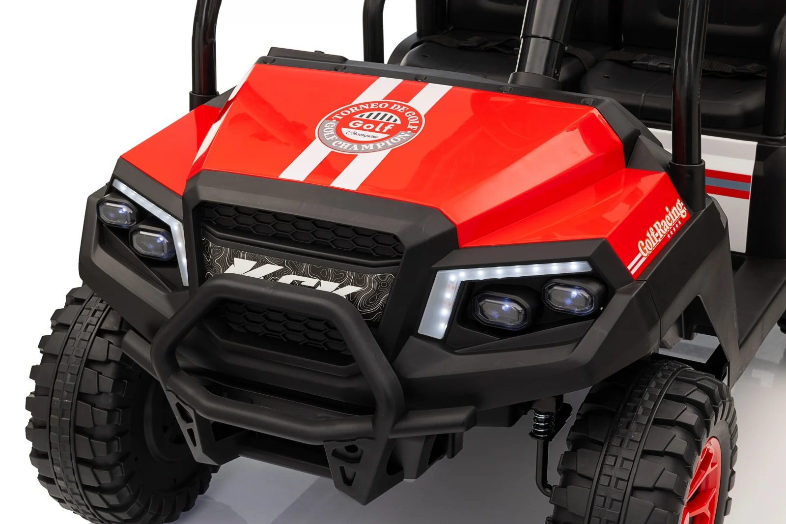 UTV electric pentru copii Golf Kart 400W 24V 4 locuri rosu [6]