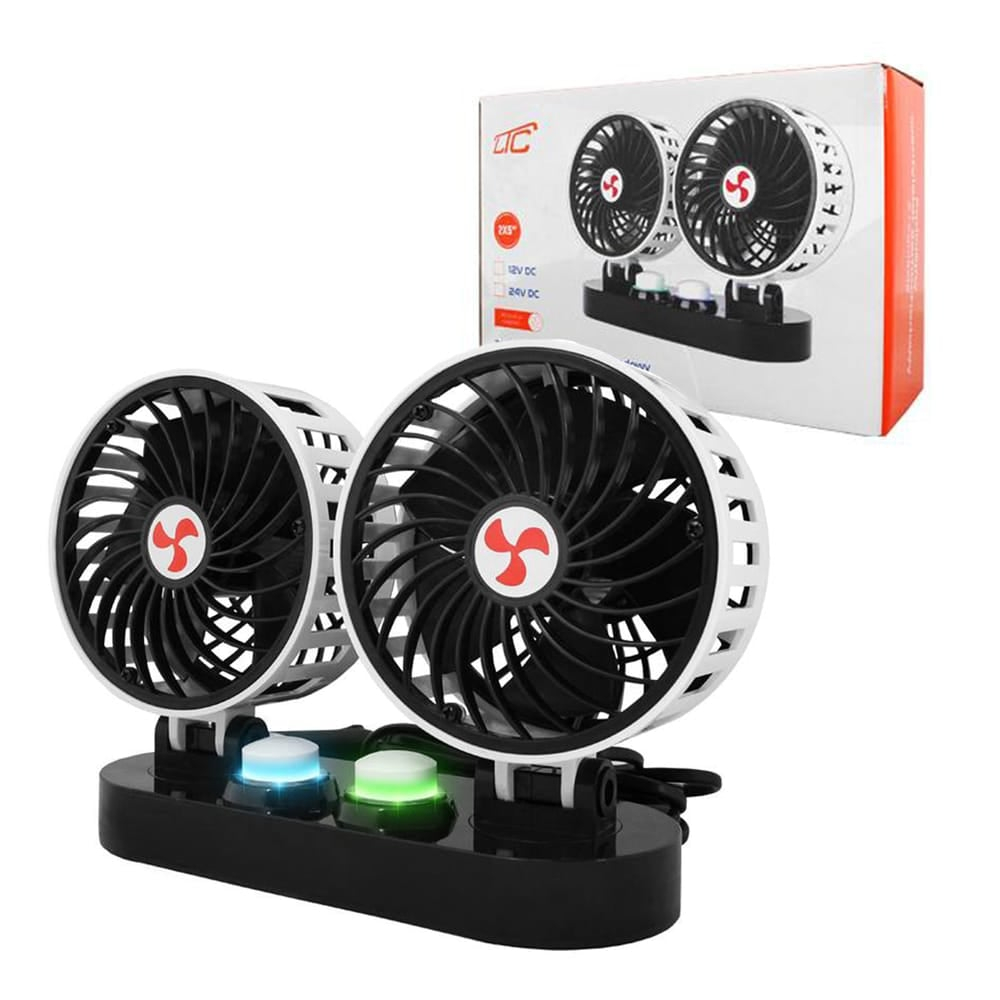 Ventilator Auto Dublu 12V pentru Mașină, ATV, UTV, SSV și Jeep [2]
